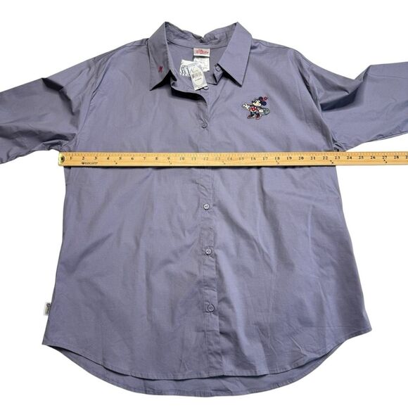 The Disney Store Minnie Mouse Button Down Shirt Disneyland Vacation Women’s XL - Picture 5 of 14